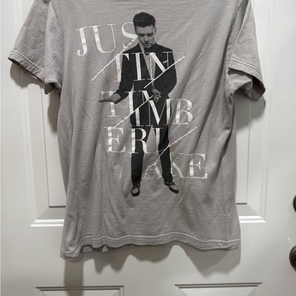 Justin Timberlake World TourGray Graphic unisex T-Shirt